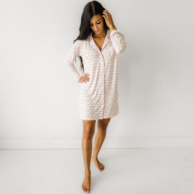 Women s Long Sleeve Sleep Shirts Little Sleepies women-s-long-sleeve-sleep-shirts-little-sleepies