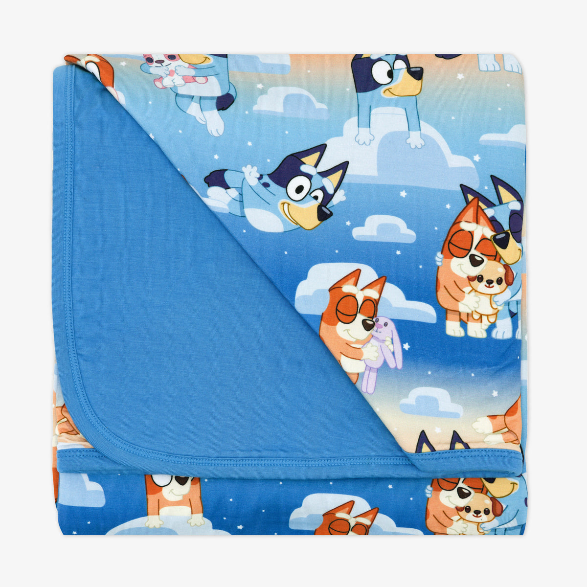 Sleepy Bunny Blanket - Blue main image 1