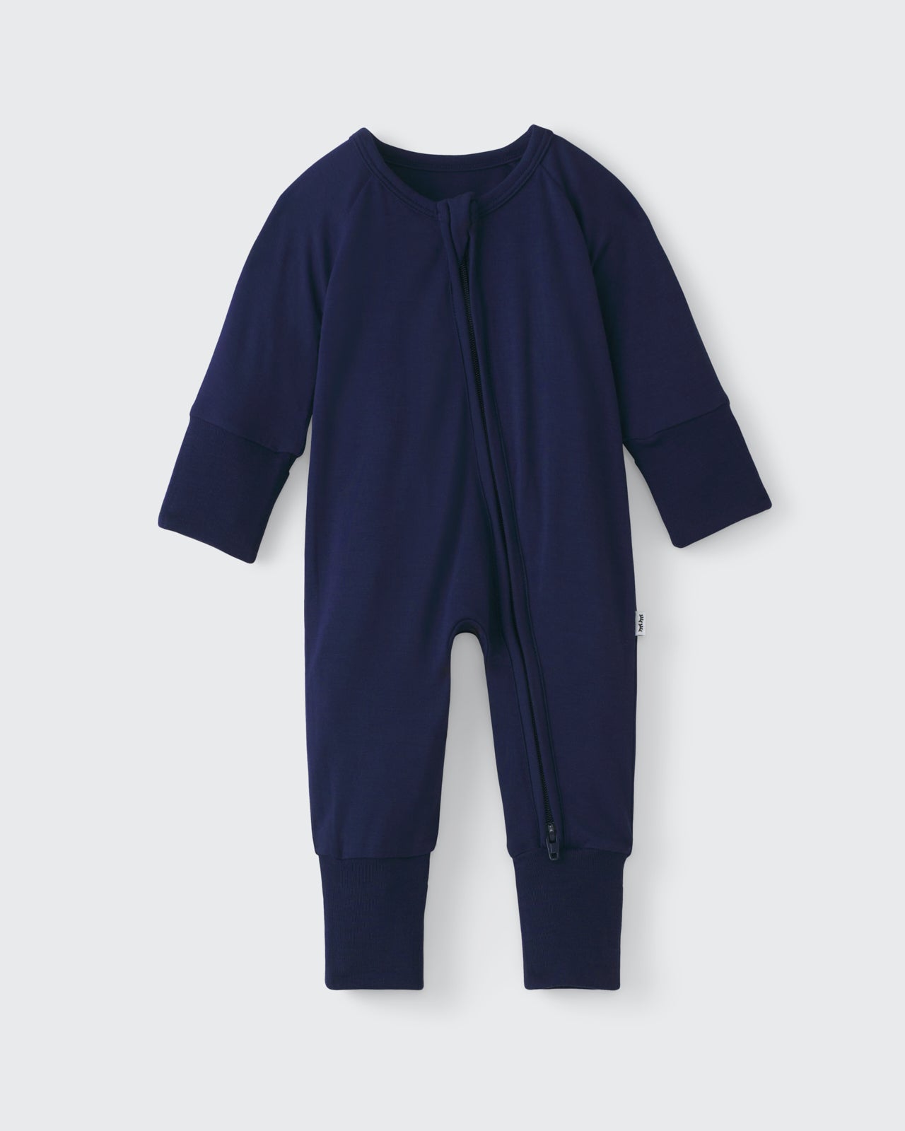 Flat lay of the Classic Navy Zippy