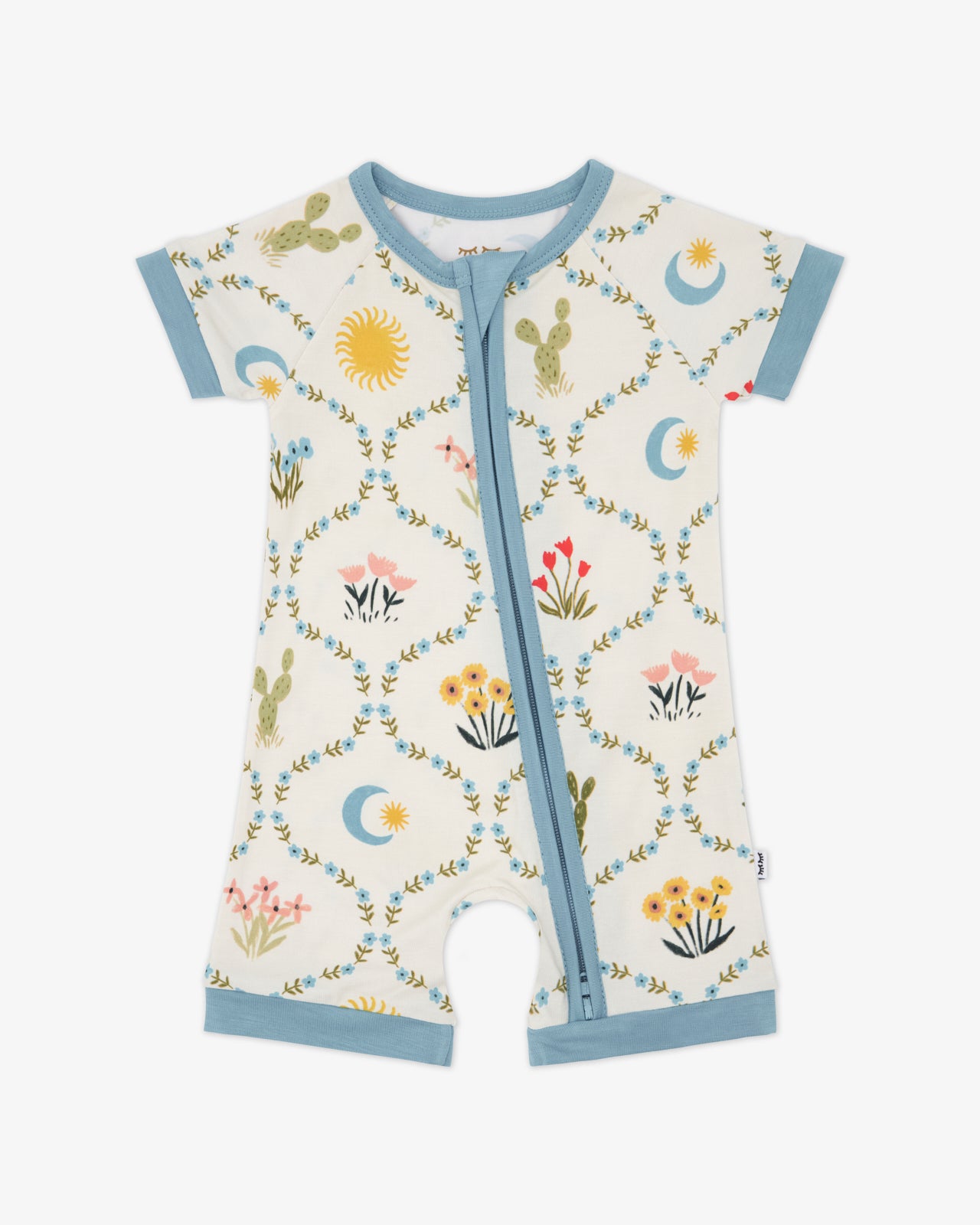 Flat lay of the Desert Meadow Shorty Zippy