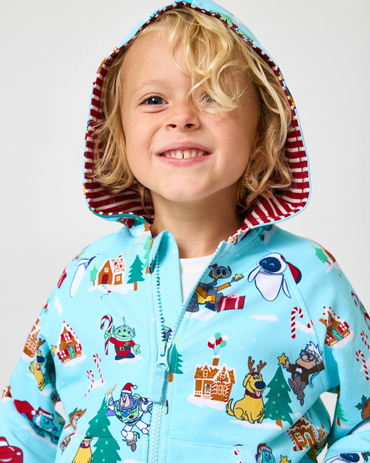 Pixar Christmas Village Zip Hoodie