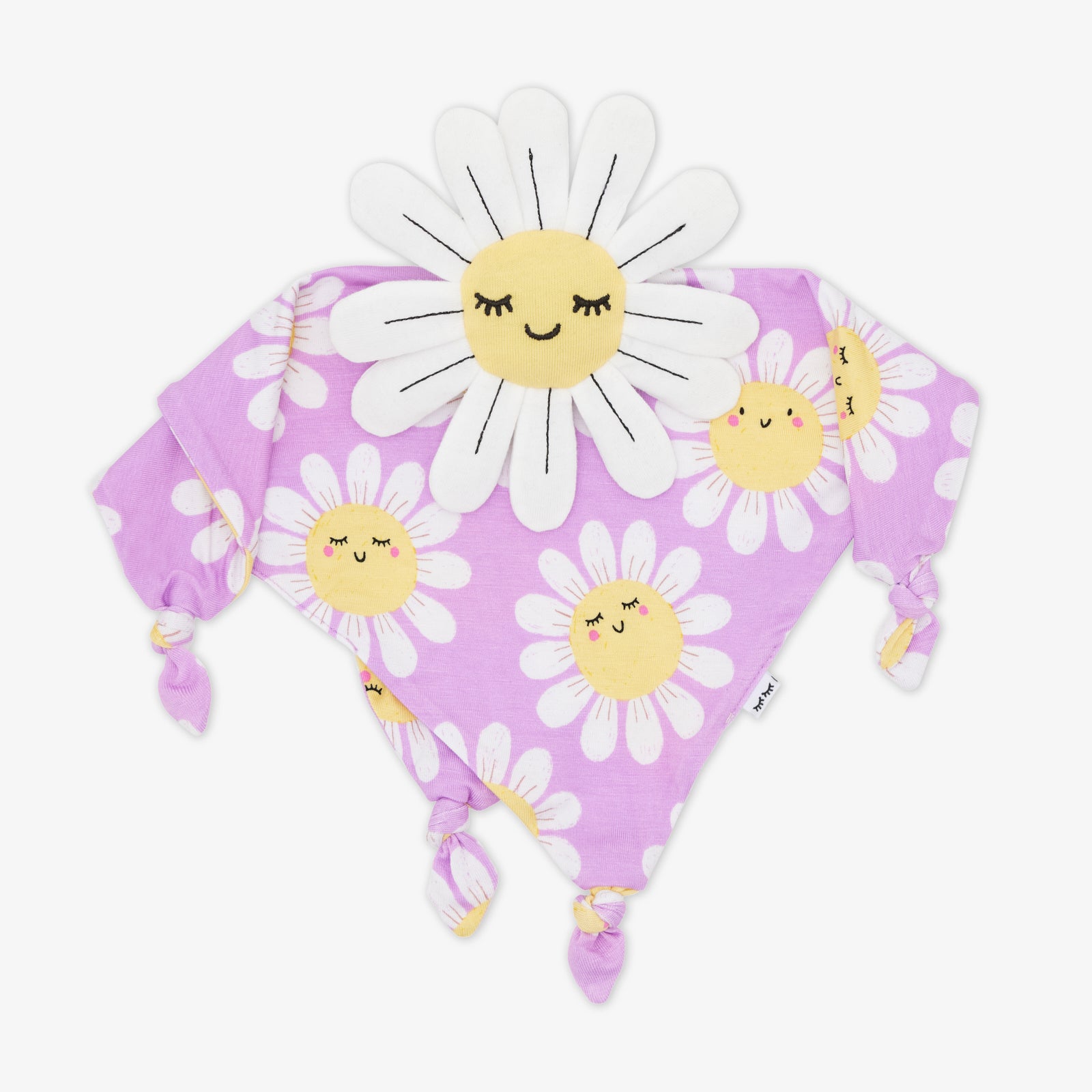 Flat lay of the Maisie the Daisy Sleepyhead Lovey