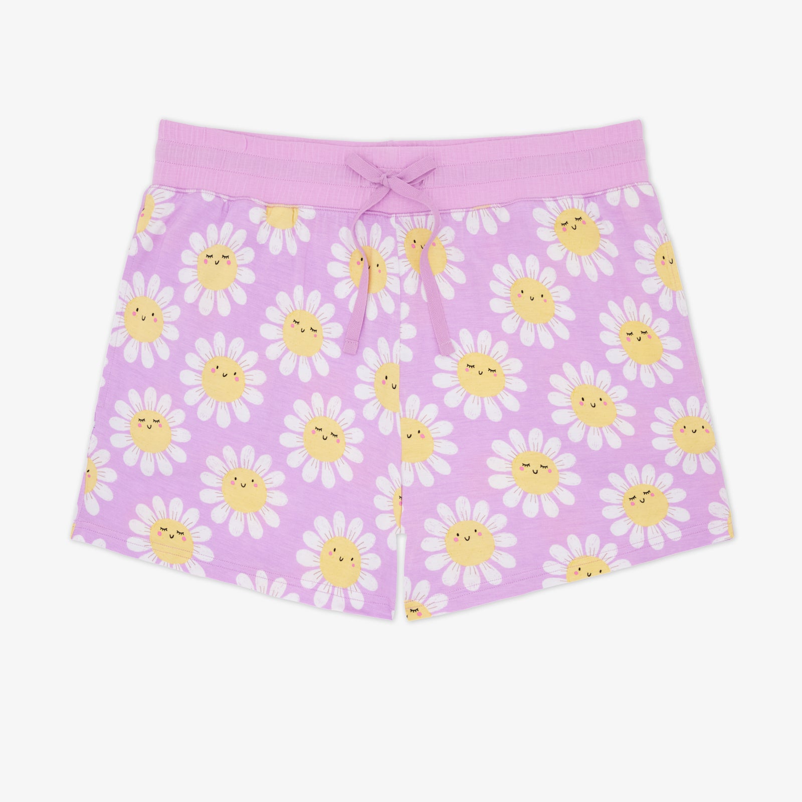 Flat lay of the Flower Power Women's Pajama Shorts