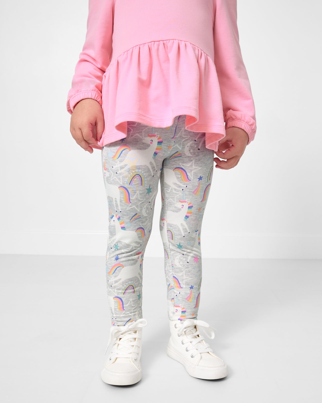 Girl wearing the Unicorn Dance Legging
