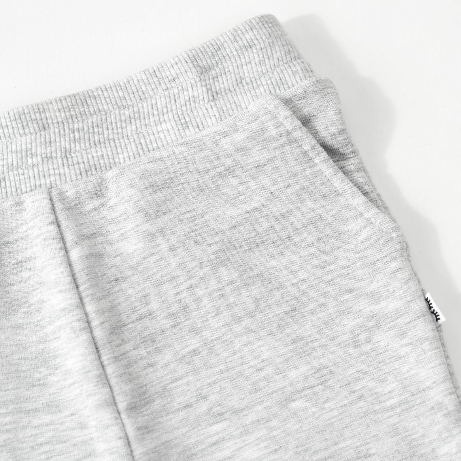 Close up of the pocket detail on the Light Heather Gray Jogger