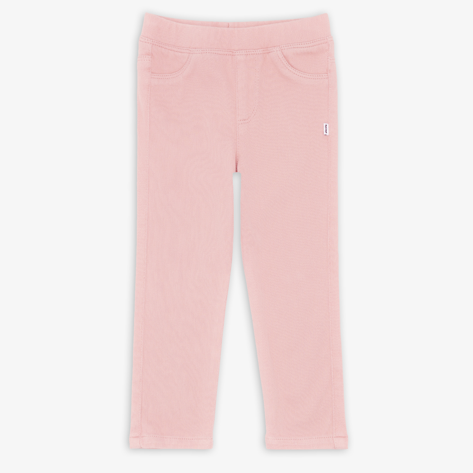 Flat lay of the Mauve Blush Denim Jegging