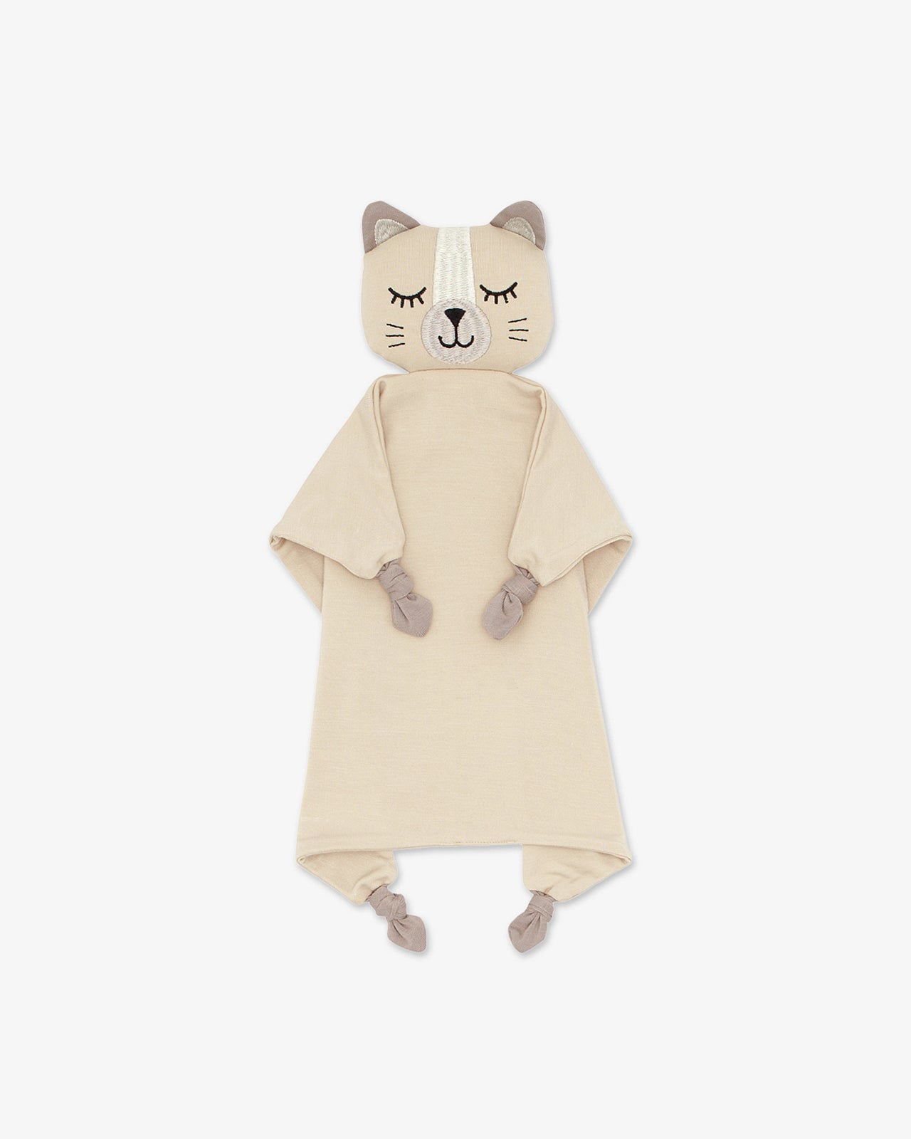 Flat lay of the Clementine the Cat Sleepyhead Lovey