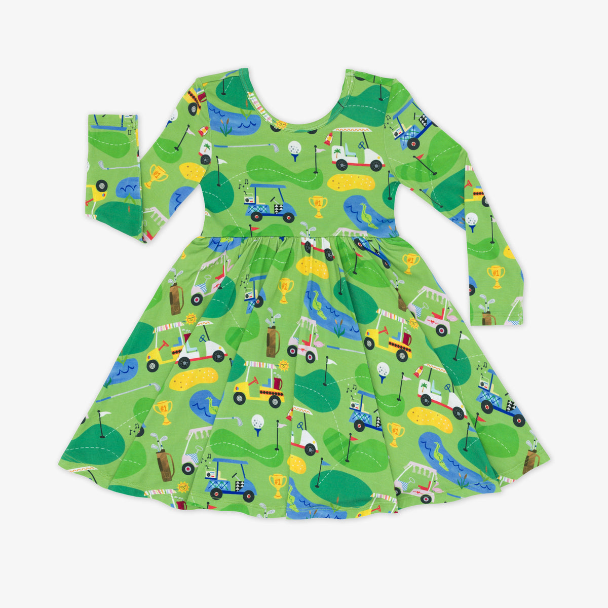 Little Sleepies 4T Watercolor Clovers on sale Quarter Sleeve Twirl Dress