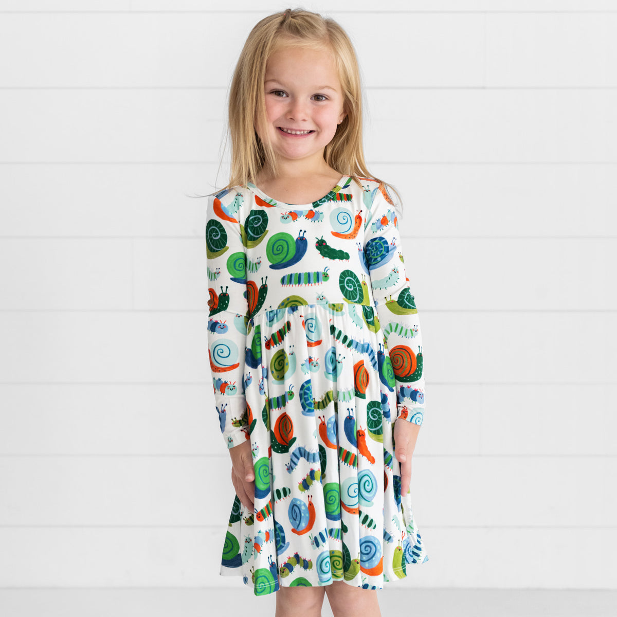 Little Sleepies Primary Rainbow store Twirl Dress