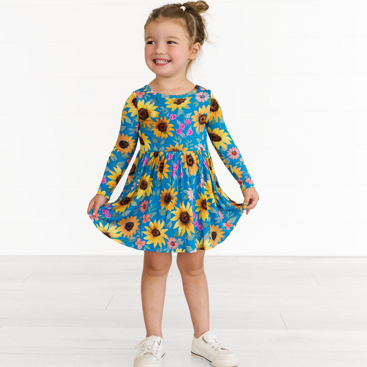 Little Sleepies Sunny deals Garden Flutter Twirl Dress with Bodysuit