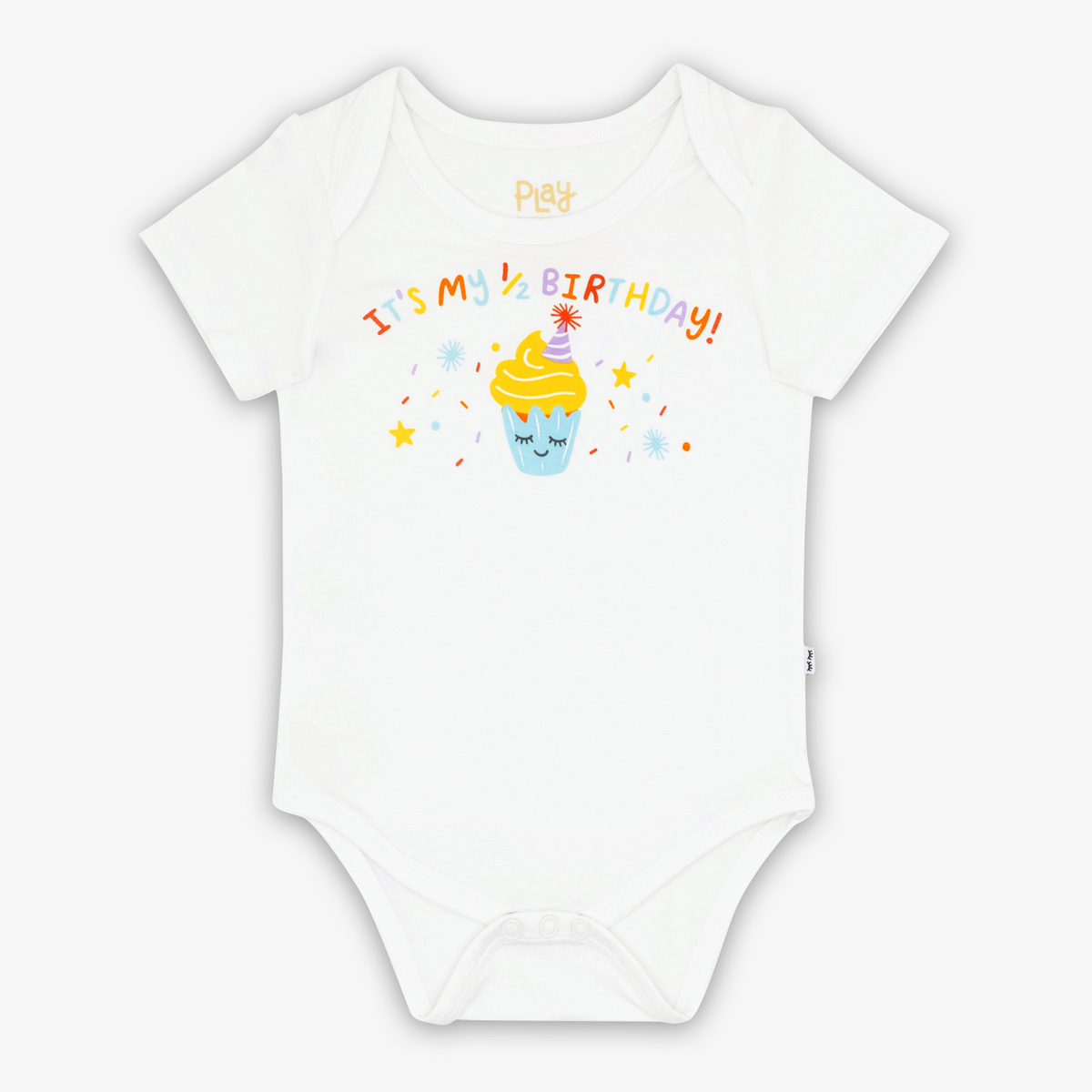 It's My Half-Birthday! Graphic Bodysuit Little Sleepies