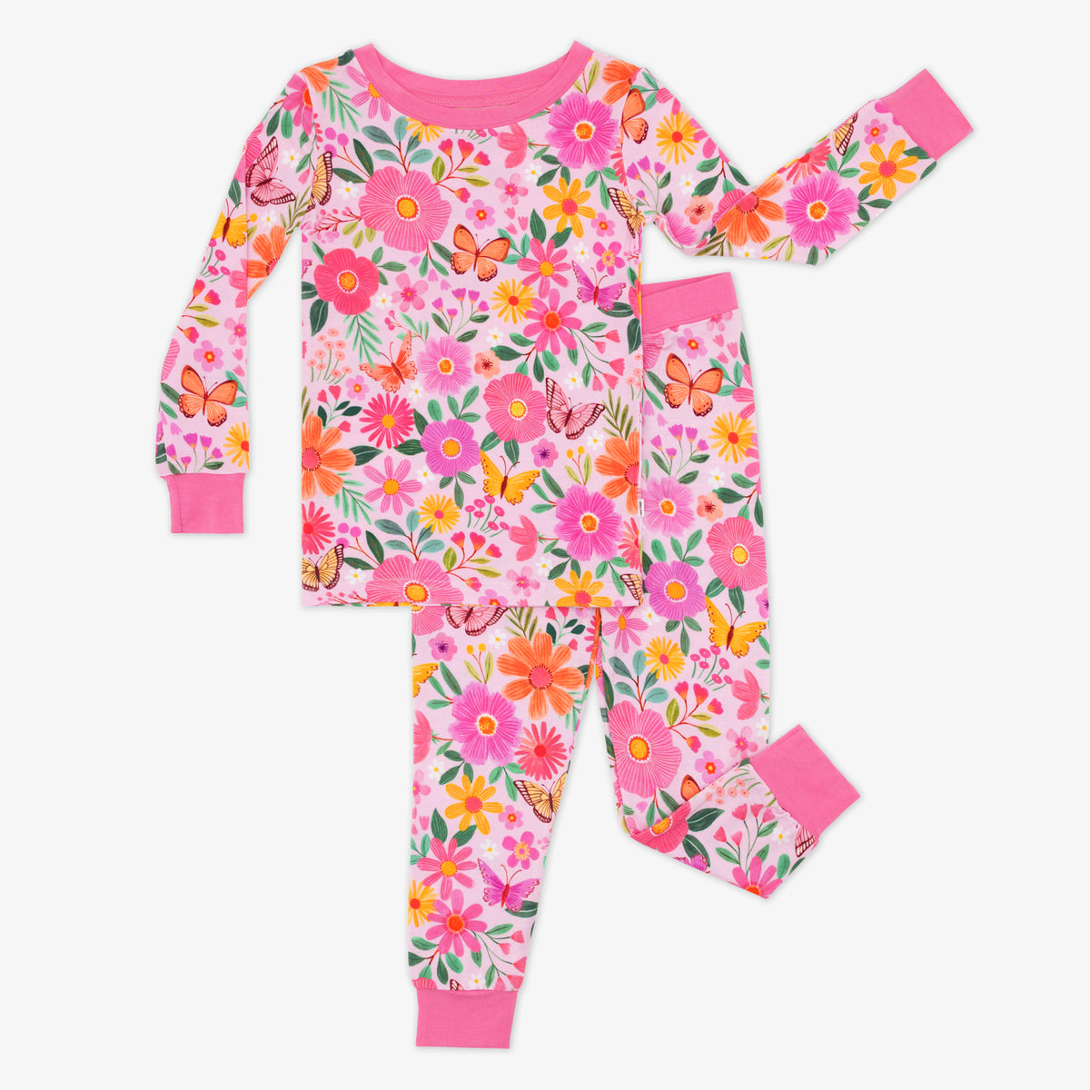 Butterfly Blooms Two-Piece Pajama Set – Little Sleepies