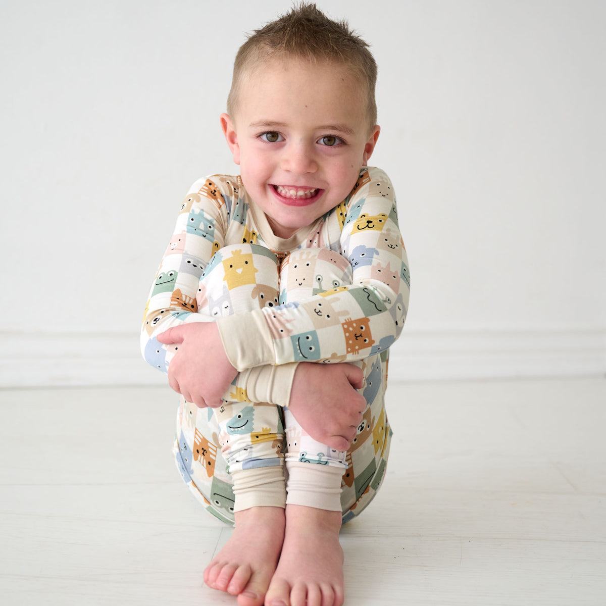 Check Mates Two-piece Pajama Set - Little Sleepies