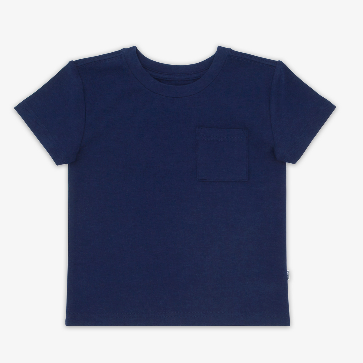 Easy Tee with Pocket in Laundered & Navy Stripe main image 1