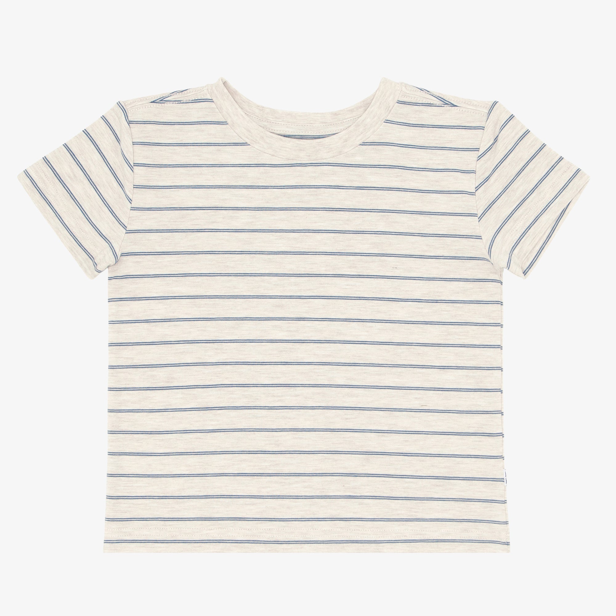 Flat lay of the Stone Stripe Short-sleeve Relaxed Tee