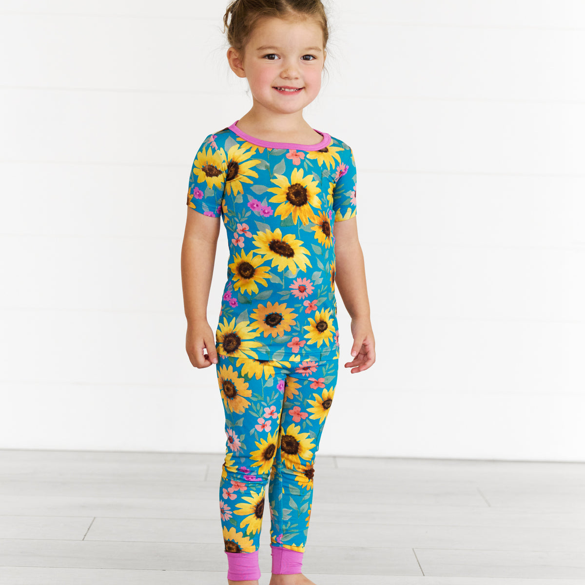 Little Sleepies autumn sunflowers 2024 zippy