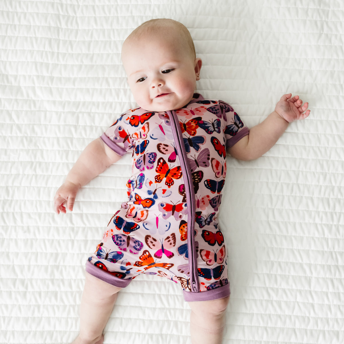 Little Sleepies Bee Happy popular Shorty Romper 2t