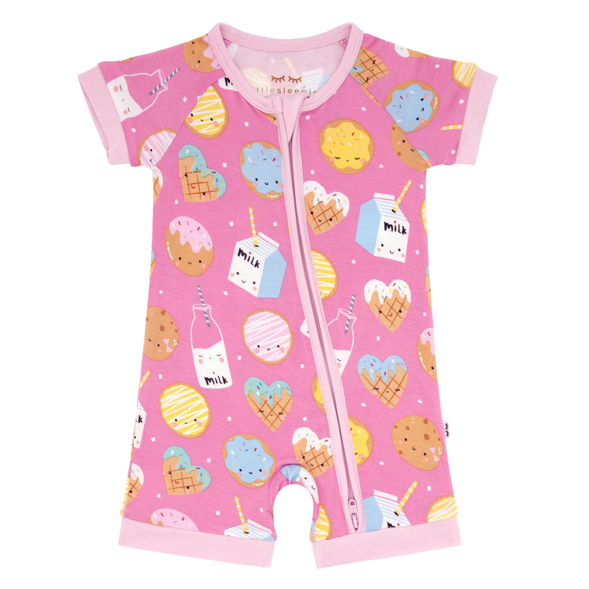 Little sleepies pink sweet on sale treats shorty size 3-6