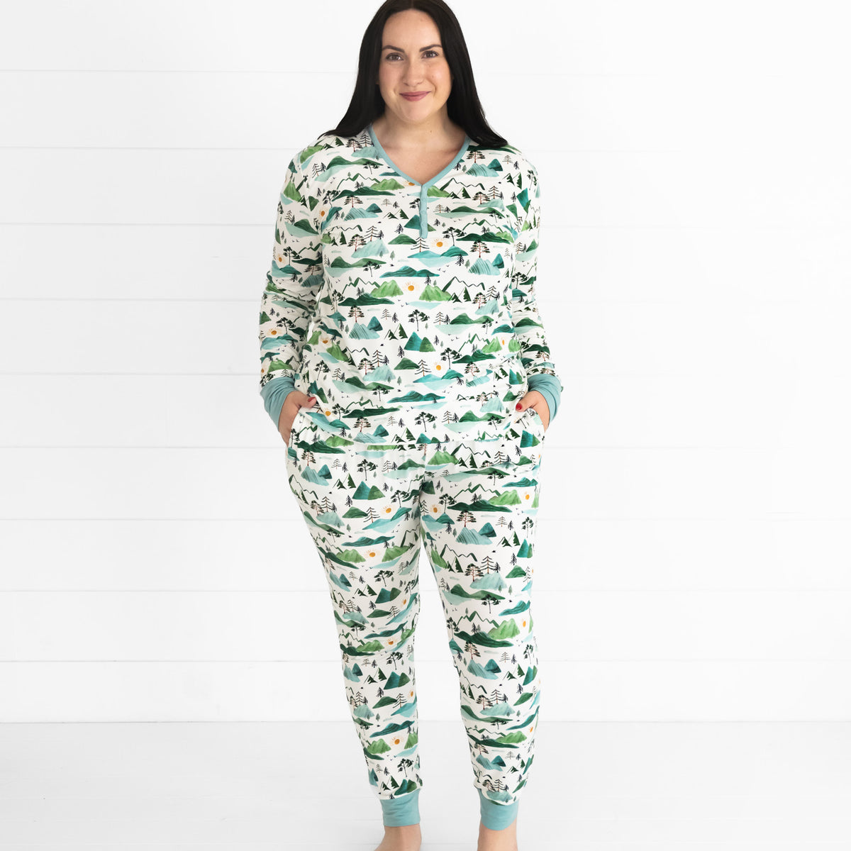 Little Sleepies mountains pajamas 3T deals