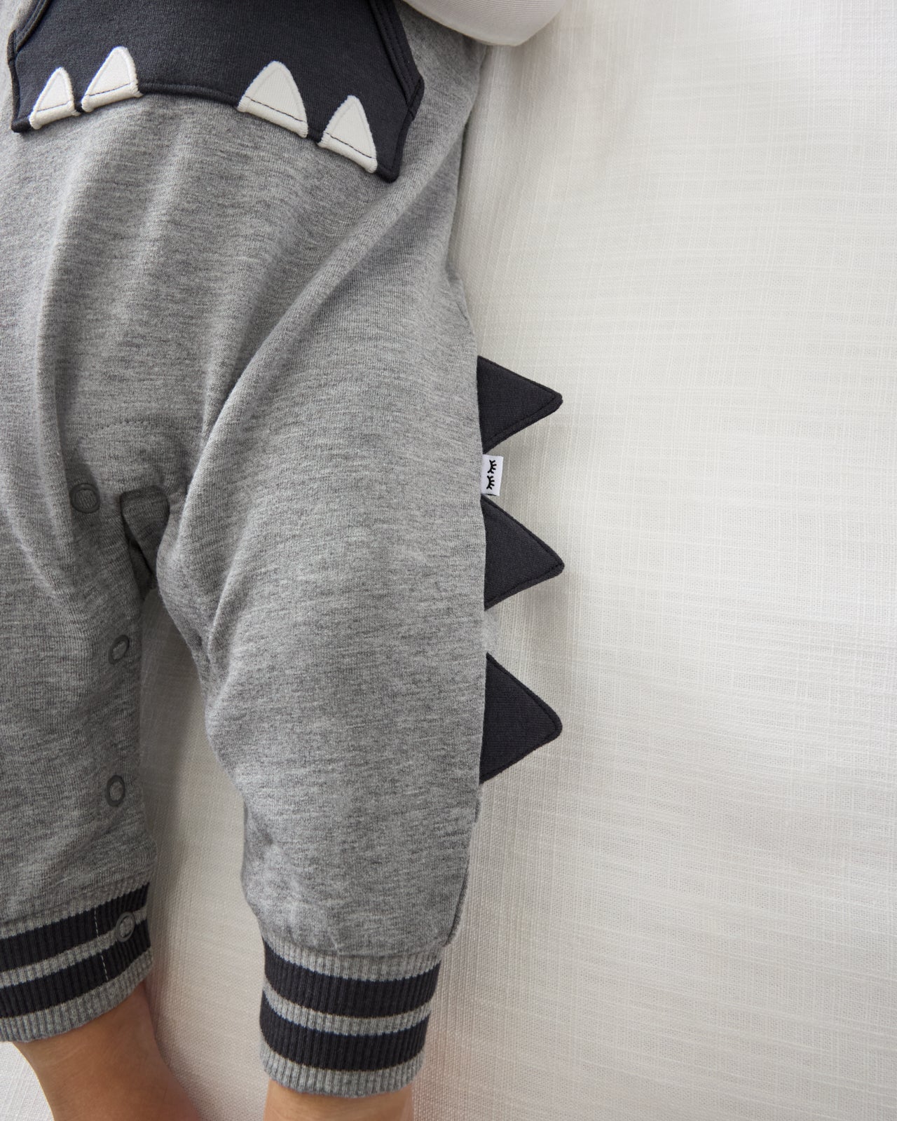 Close up of the 3D details on the Monster Overall