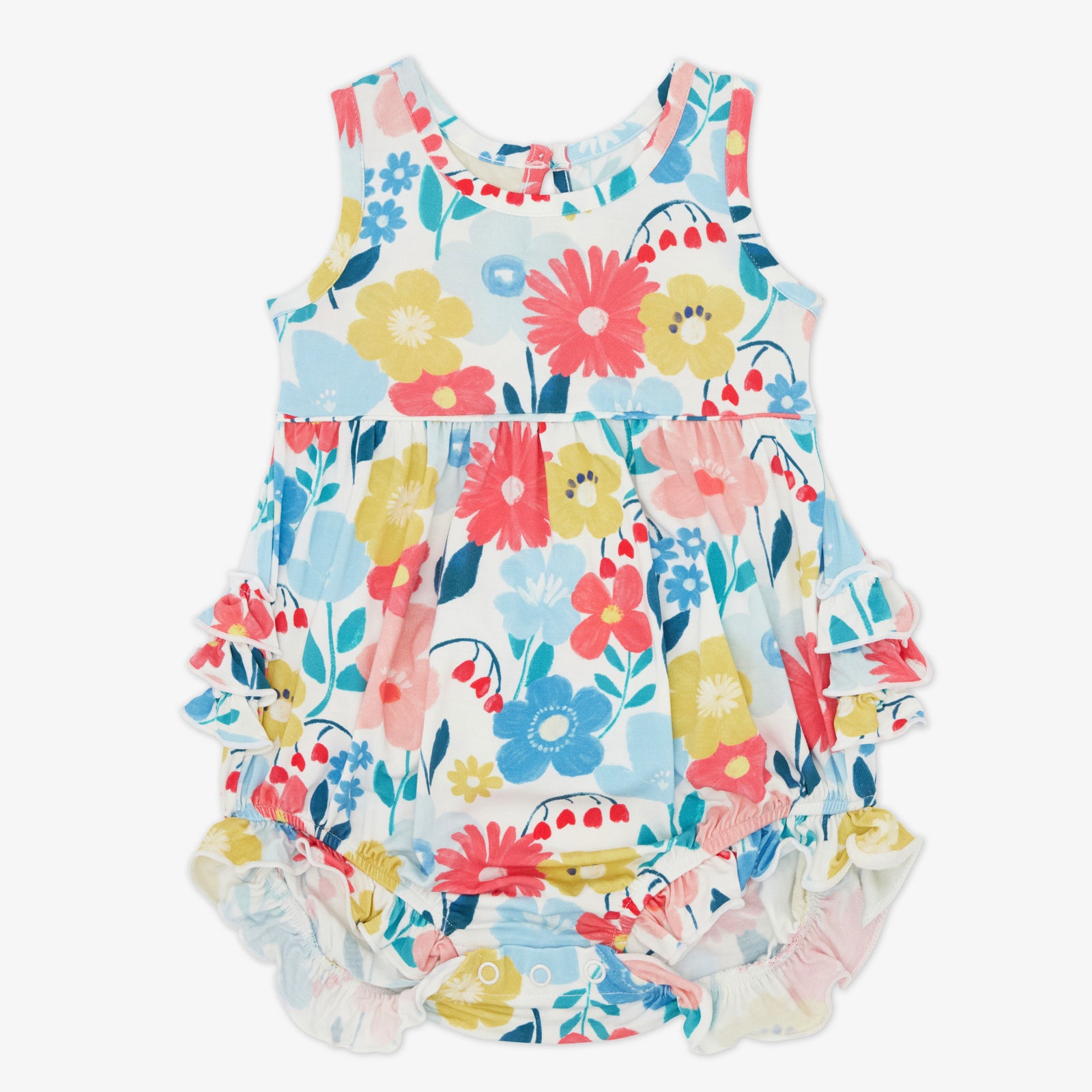 Flay lay of the Midsummer Meadow Bubble Romper