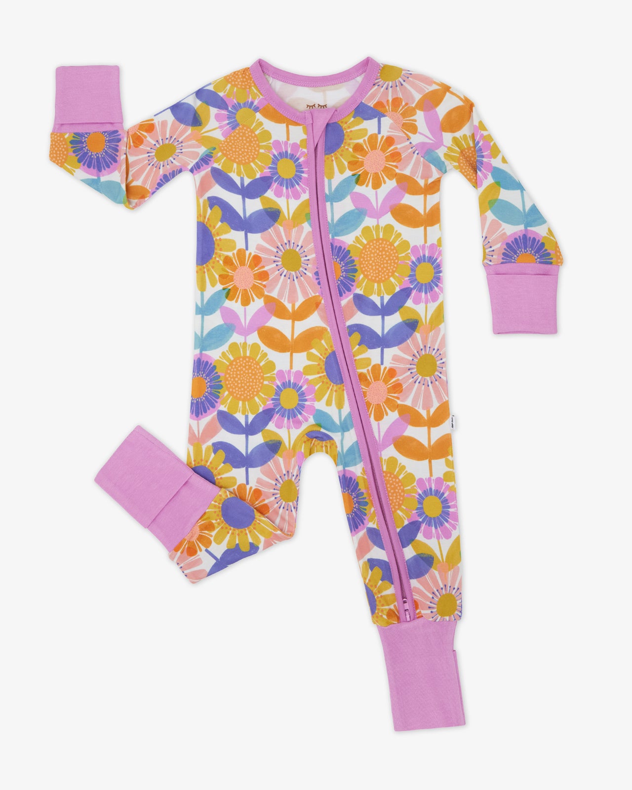 Flat lay of the Petal Power Zippy