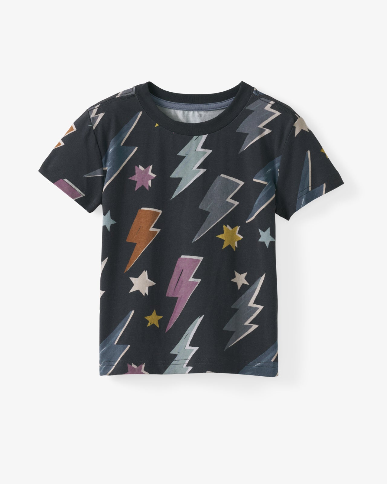Flat lay of the Rad Bolts Relaxed Tee