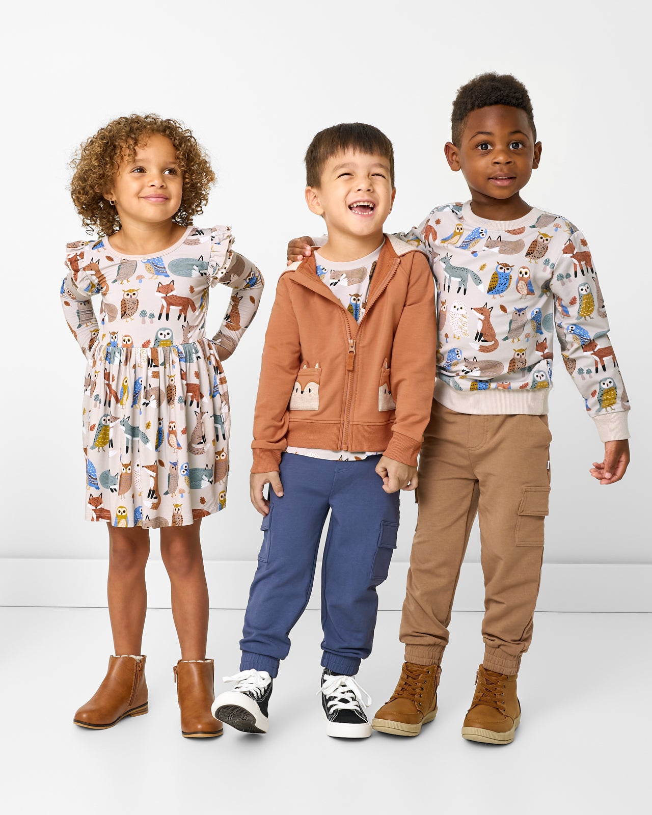 Group of children wearing matching Twilight Pals play styles