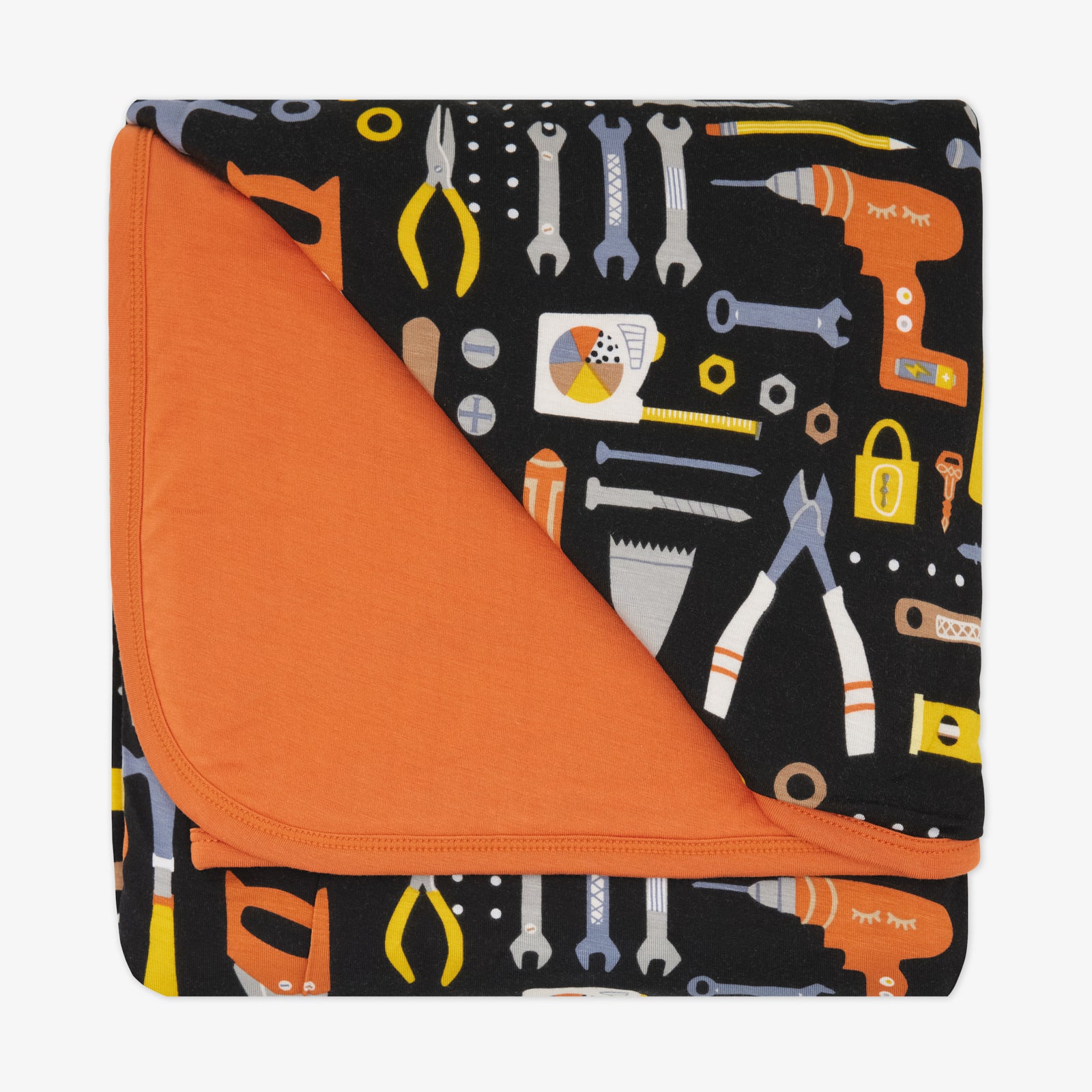 Flat lay of the Little Builders Large Cloud Blanket®