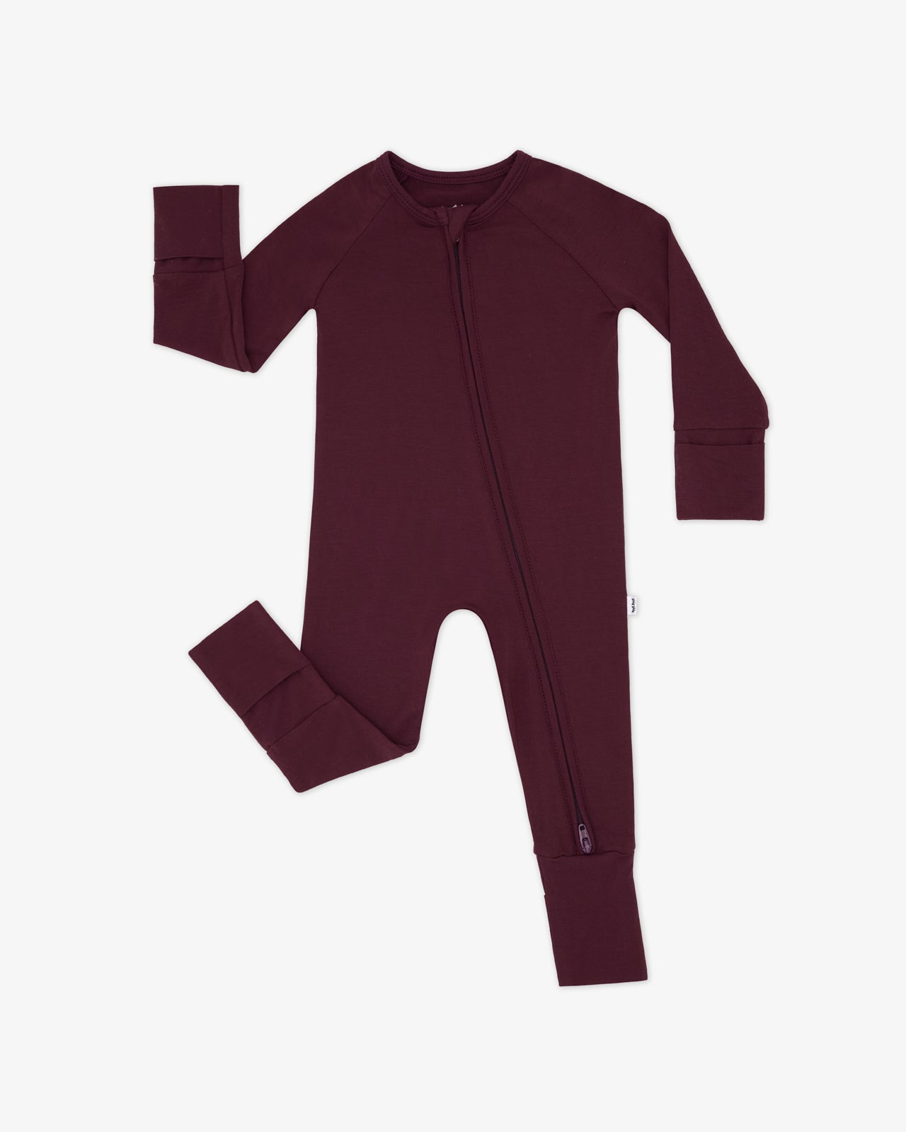 Flat lay of the Classic Burgundy Zippy