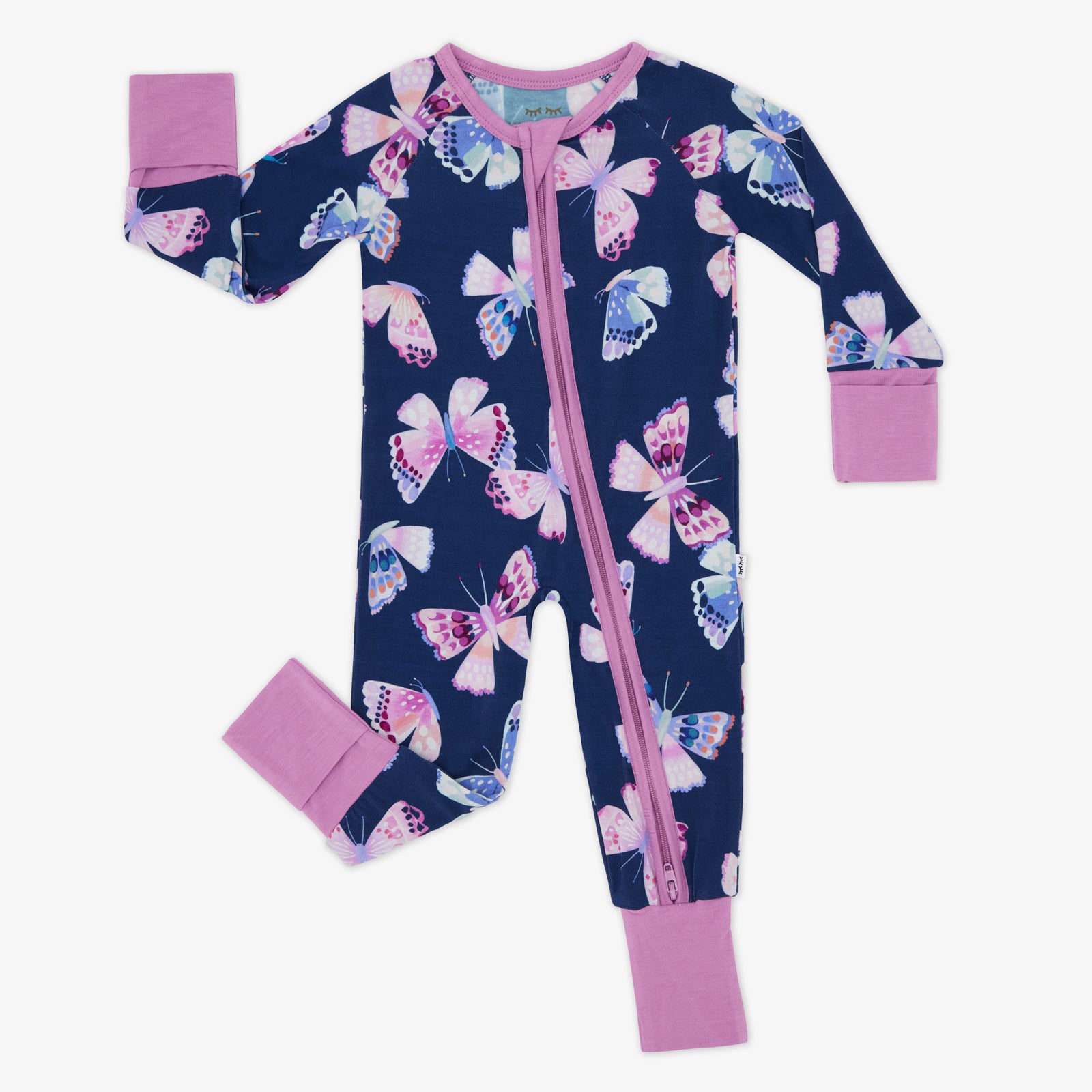 Flat lay of the Royal Butterflies Zippy