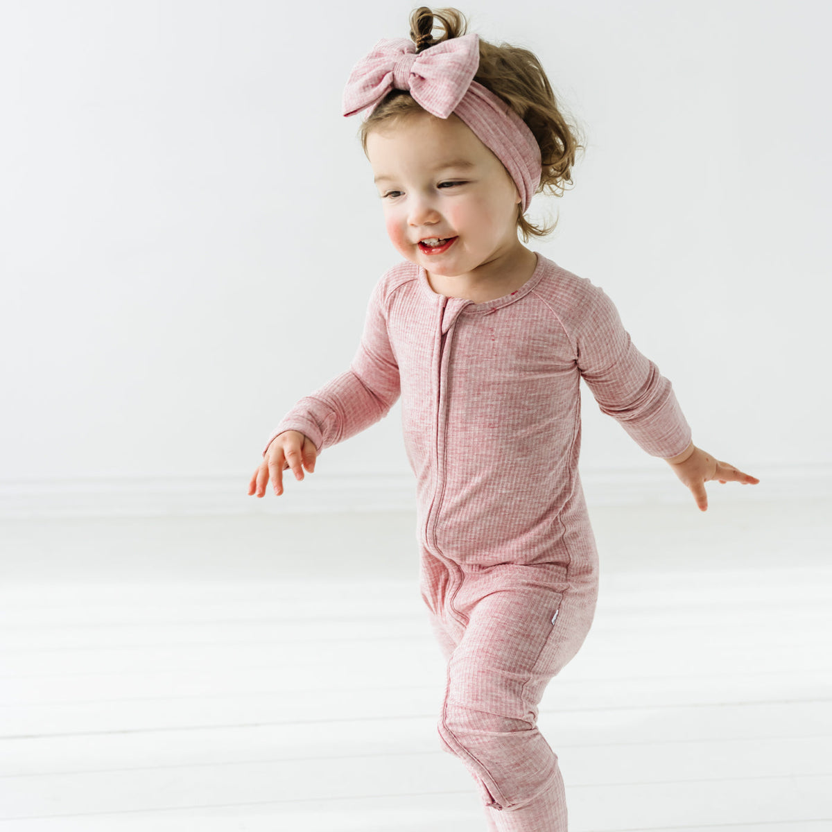 Little Sleepies oatmeal ribbed twirl factory dress