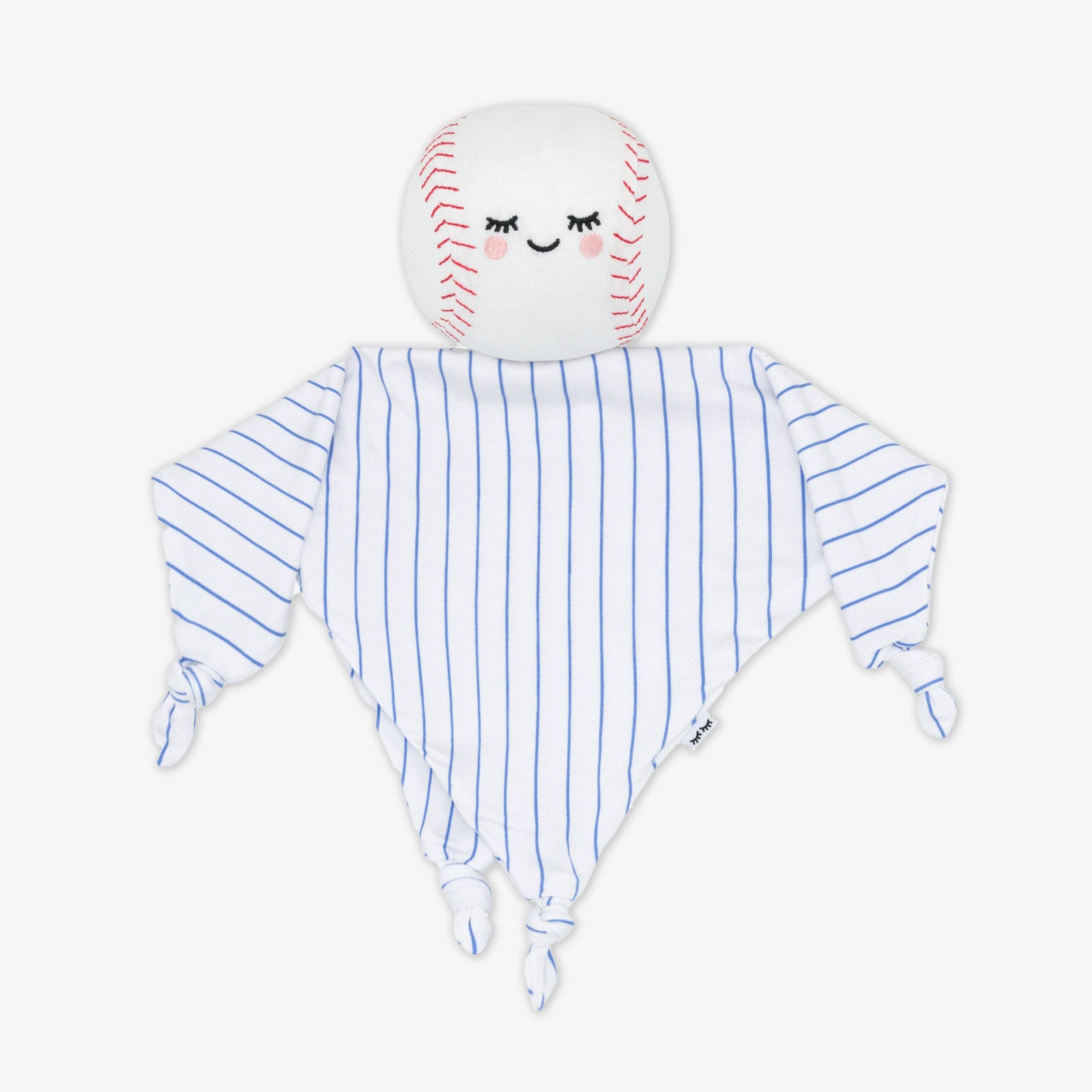 Flat lay of Major the Baseball Sleepyhead Lovey