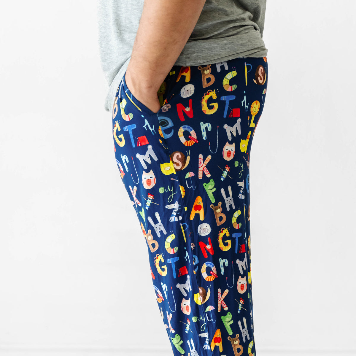 Sesame Street - Personalized Pyjama Bottom - Adult - Little Navy