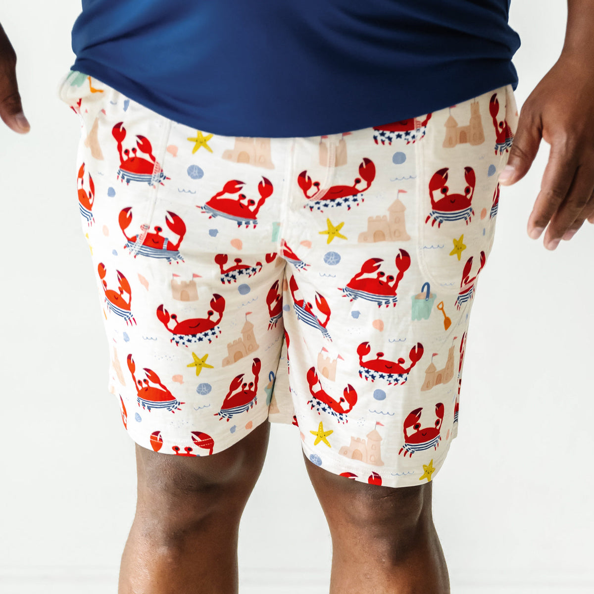 Beach Buddies Men s Bamboo Viscose Pajama Shorts Little Sleepies