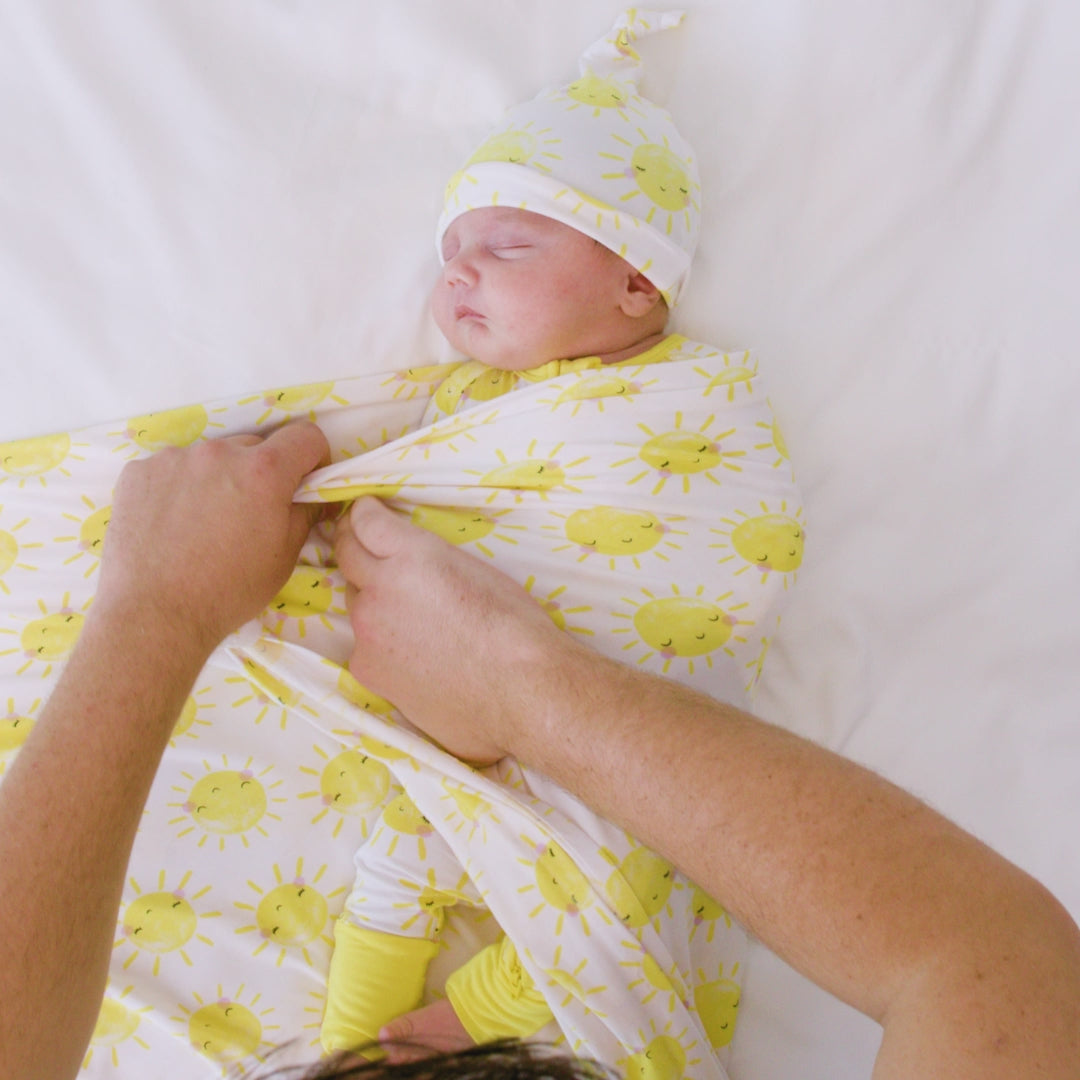 Little deals sleepies sunshine swaddle