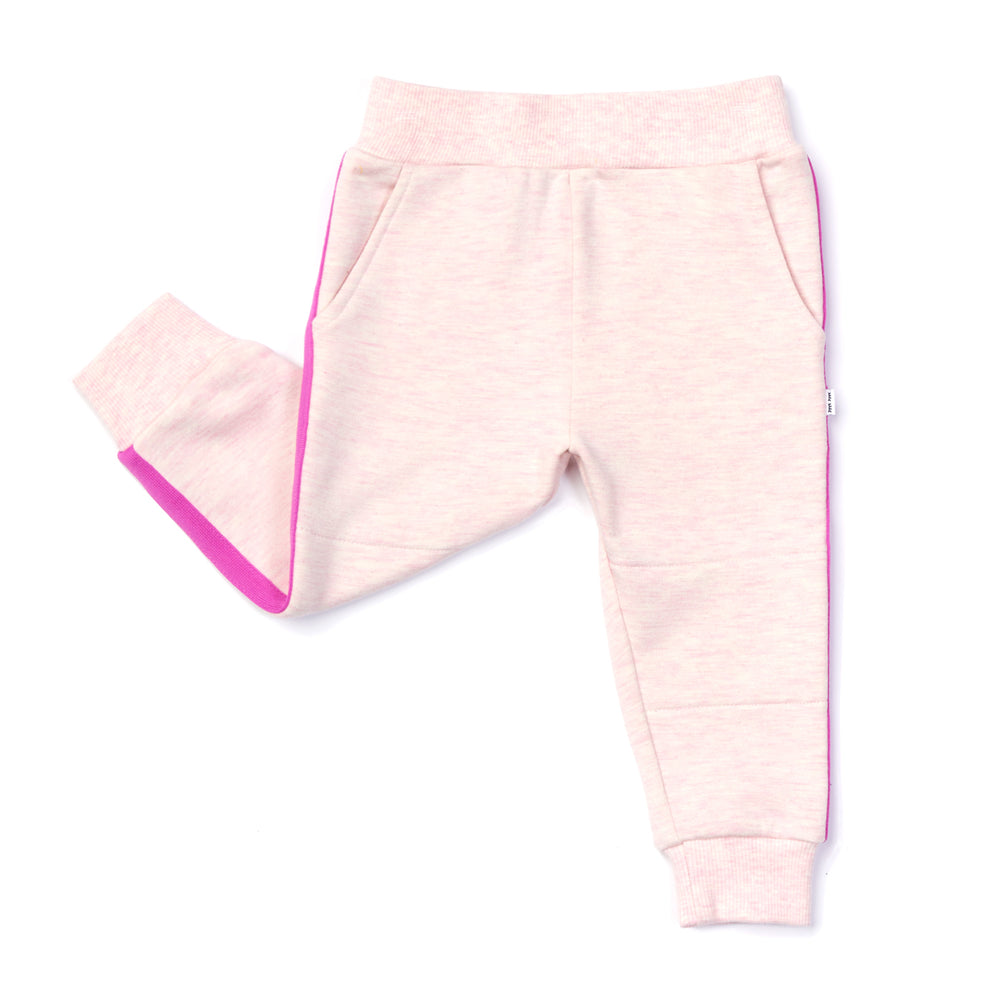Flat lay image of a Sesame Street Abby jogger