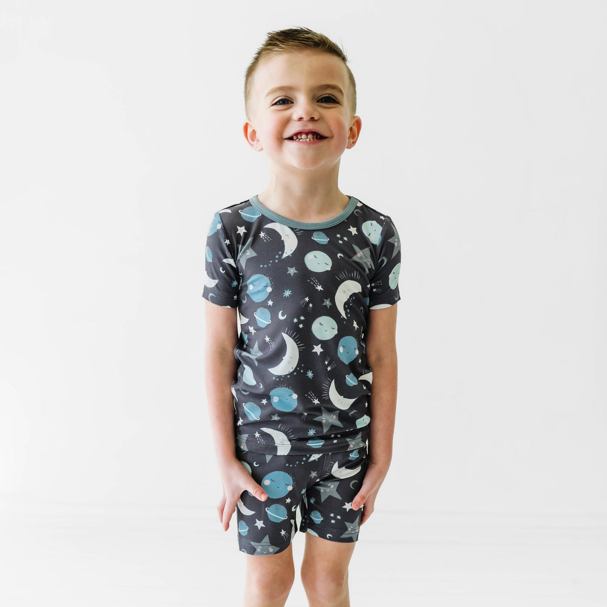 Little Sleepies Dragon Galaxy Short Sleeve 2 store pc 18-24 mos