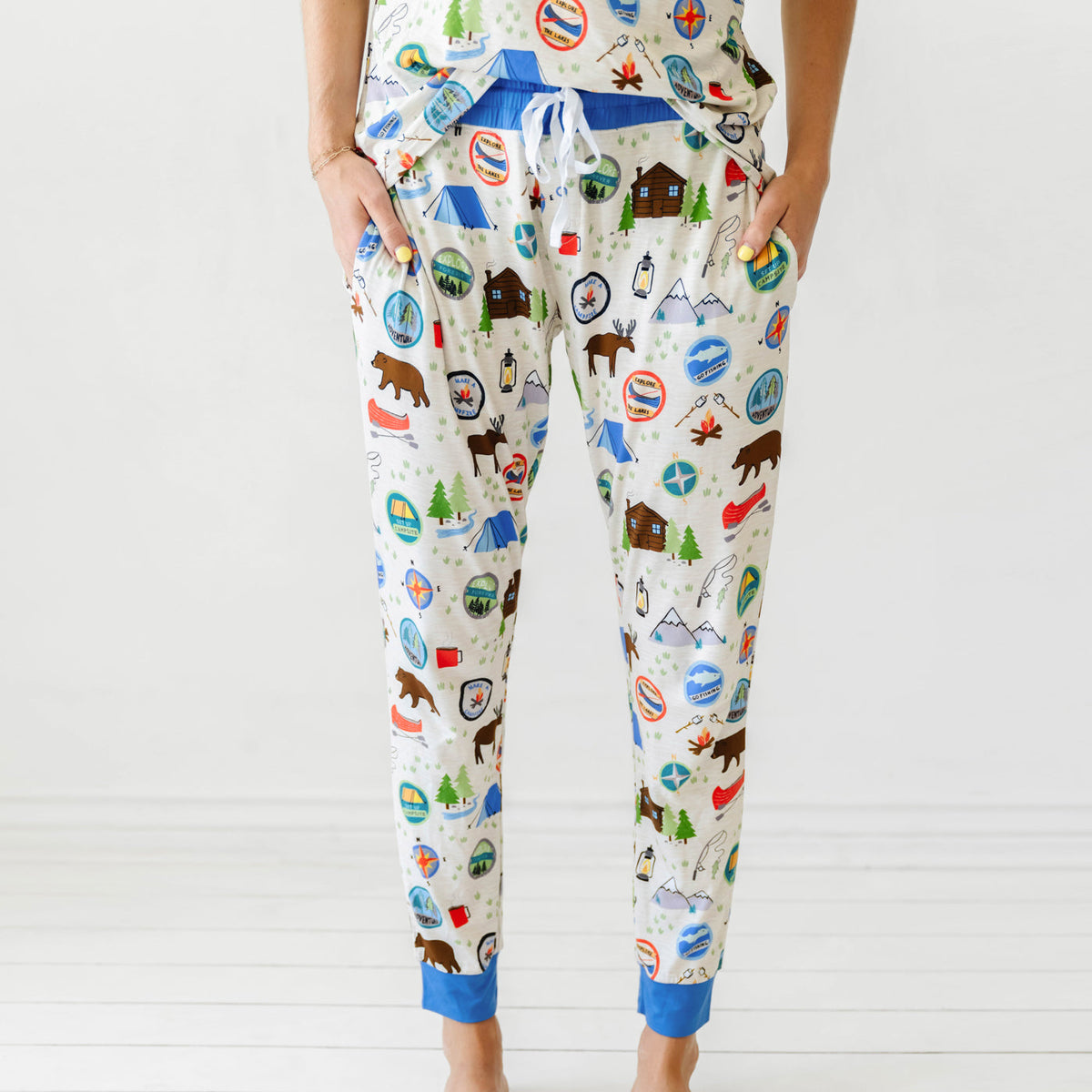 Birds Lightweight Pajama Pants For Women Womens Pjs Pants Print XS