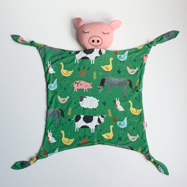 Green Farm Animals Little Sleepies