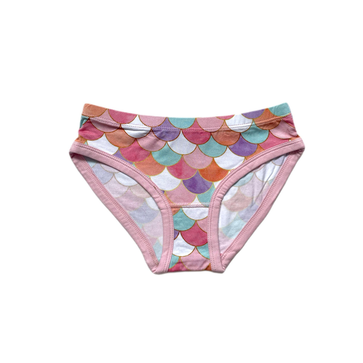 Girl's Two-Pack Underwear Set Modern Designs Made with Bamboo