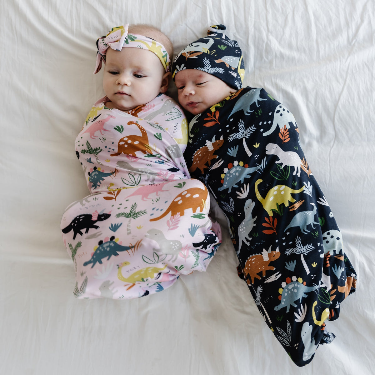 Little Sleepies Coral Koalas Bamboo Swaddle & Headband set newest