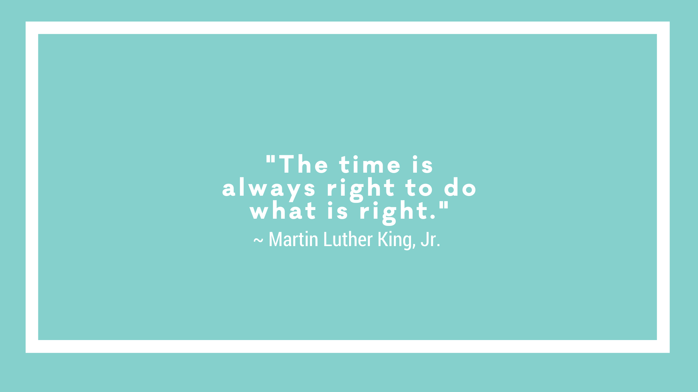 quote from Martin Luther King, Jr.