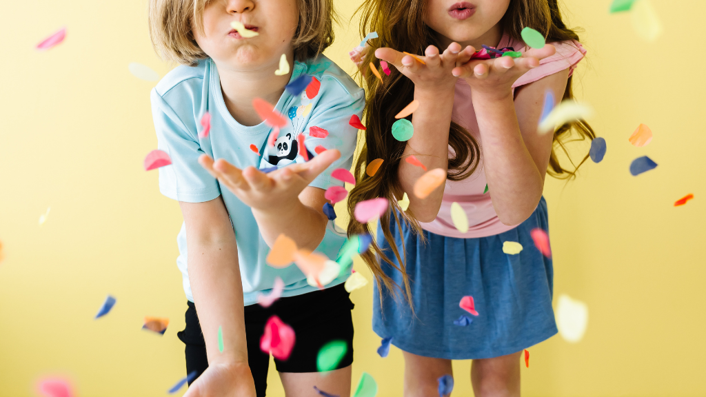 children in daywear from the party animals little sleepies collection