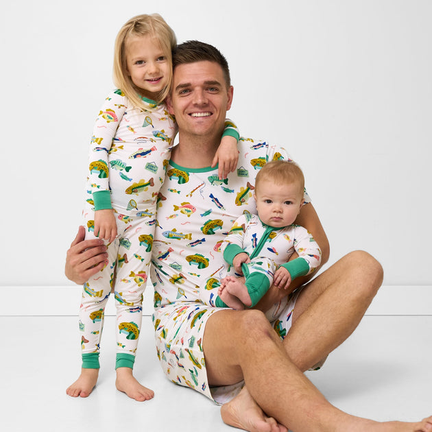 Gone Fishin’ | Daddy and Me Matching Pajamas – Little Sleepies
