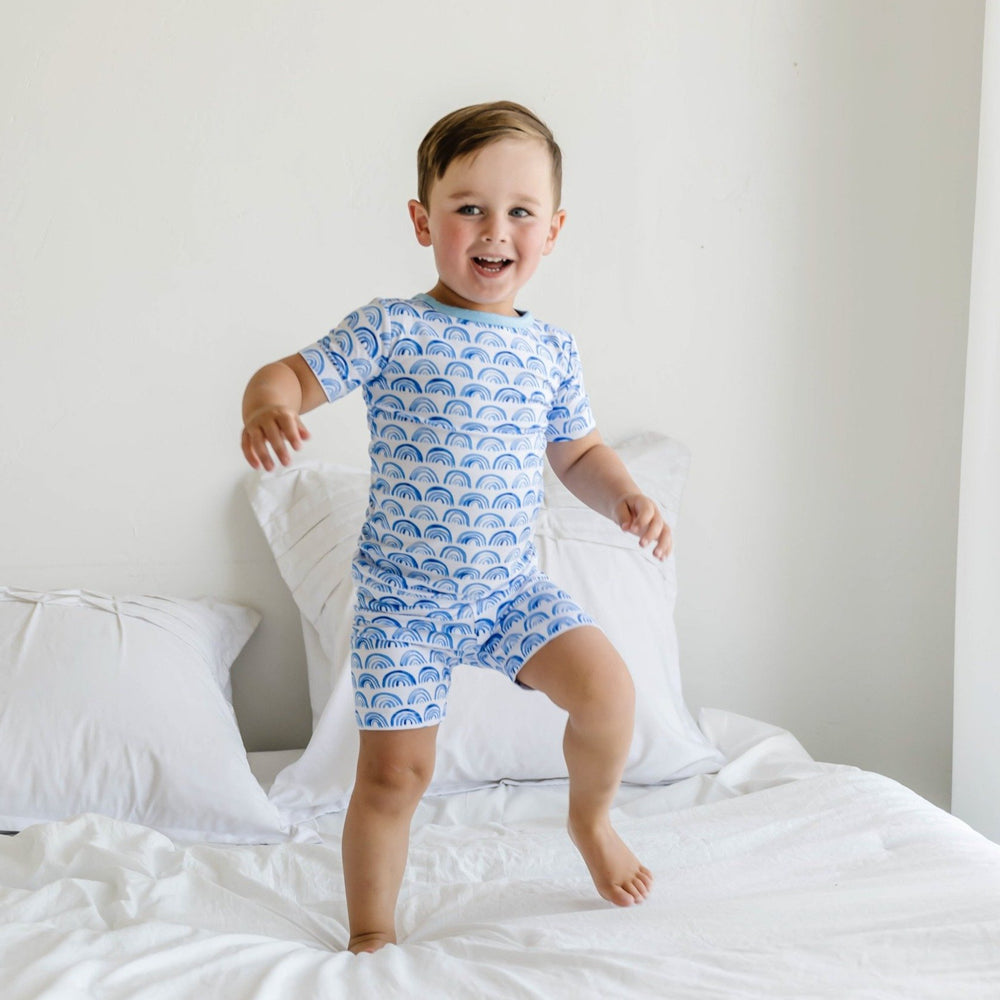 SS/S PJ Set - May The Force Be With You Two-Piece Short Sleeve & Shorts Bamboo Viscose Pajama Set