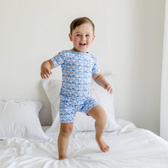SS/S PJ Set - May The Force Be With You Two-Piece Short Sleeve & Shorts Bamboo Viscose Pajama Set
