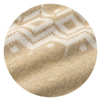 Neutral Fair Isle swatch