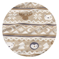 Frosty Fair Isle swatch