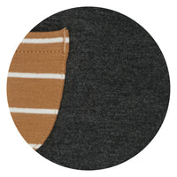 Heather Black Cider Stripe swatch